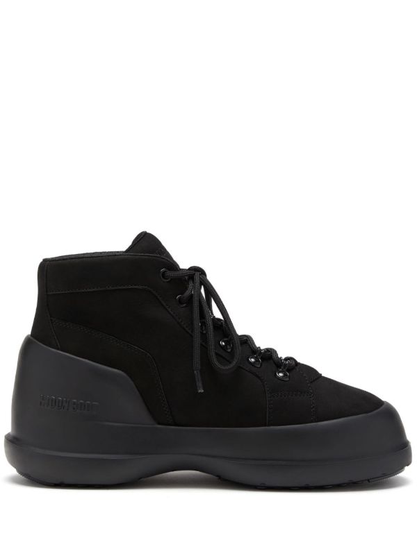 Moon Boot Black Luna Boots | Browns Boots