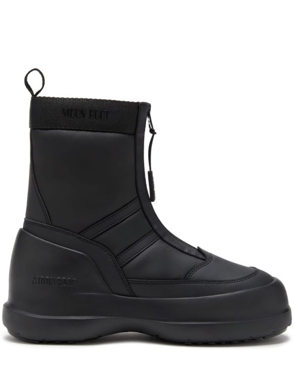 Moon Boot Black Luna Boots | Browns Boots