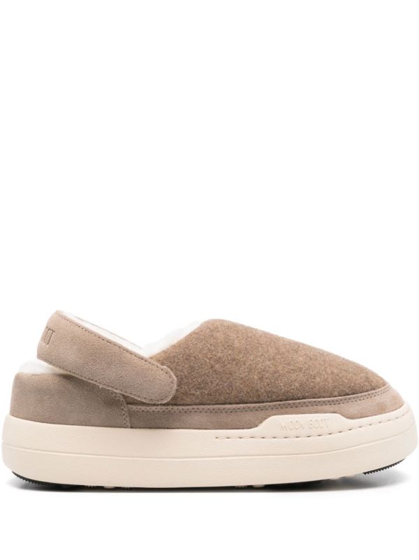 Moon Boot Flannel Slippers | Browns Slippers