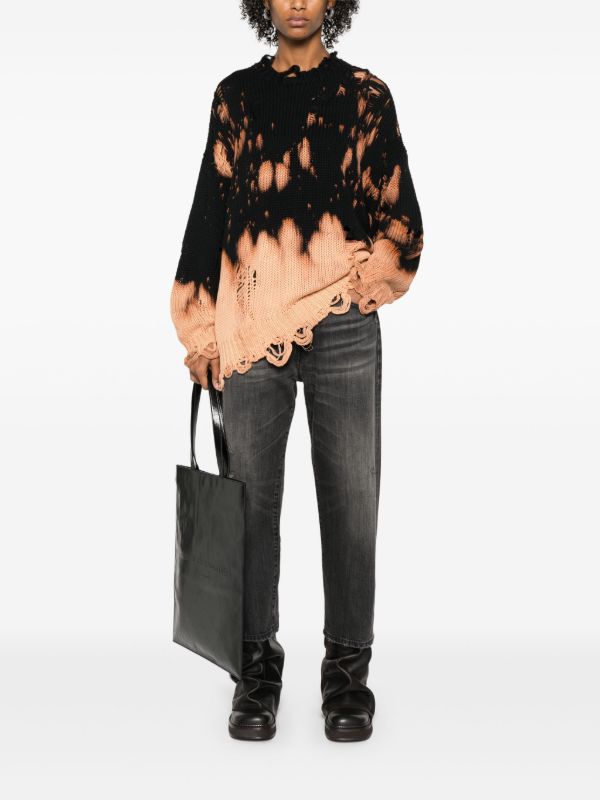 R13 Distressed Jumper | Browns Knitted Tops