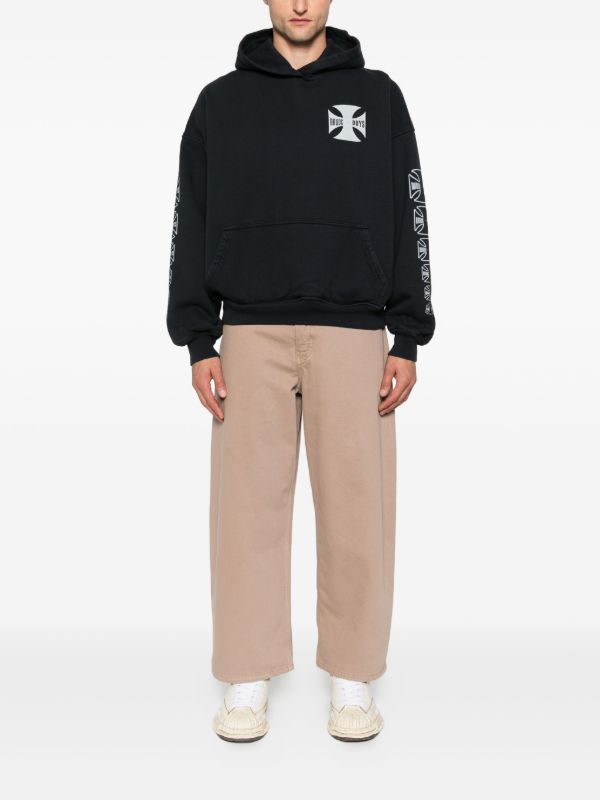 RHUDE Logo-print Hoodie | Browns Hoodies
