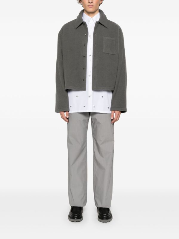 Rier Waxed Poplin Trousers | Browns Chinos