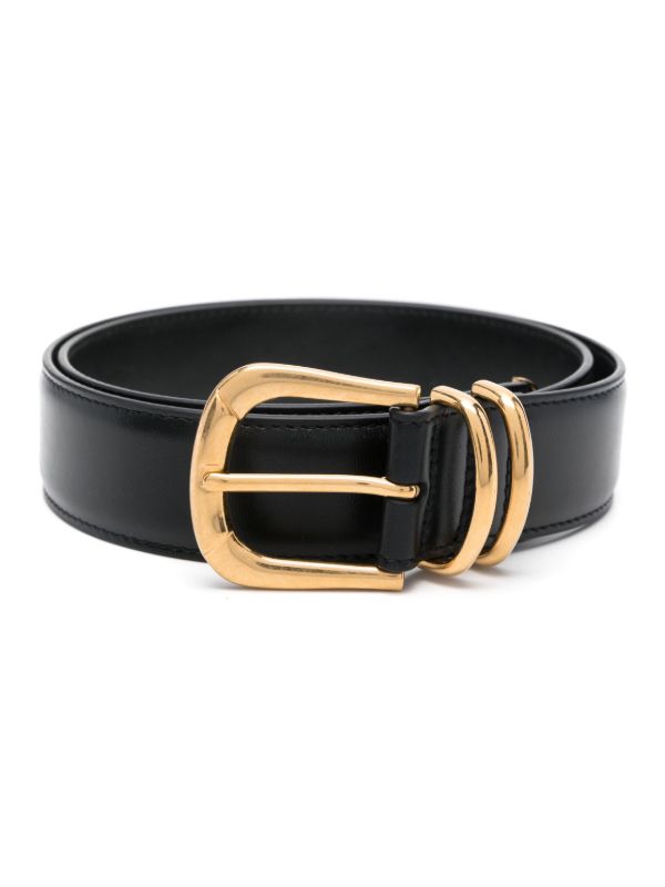 The Row Black Leather Belt | Browns Belts