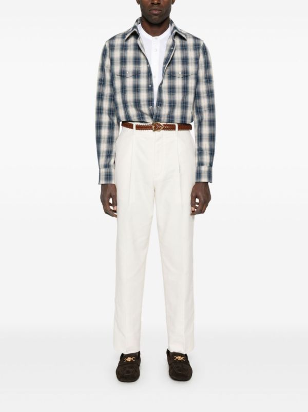 TOM FORD Plaid-Check Shirt | Browns Shirts