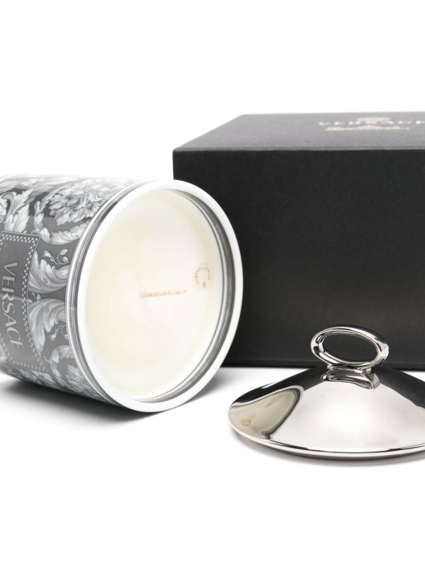 Versace Barocco-print Candle | Browns Candles