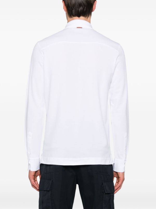 Zegna Cotton Polo Shirt | Browns Polo Shirts