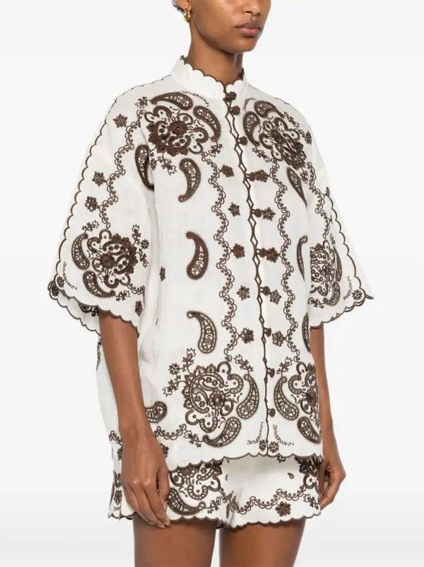 ZIMMERMANN Ascension Shirt | Browns Shirts