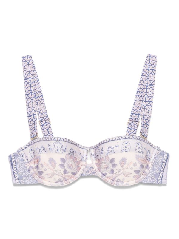 ZIMMERMANN Lucky bikini top | Browns Bikinis