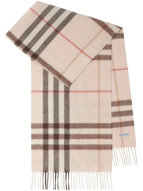 Burberry Check Cashmere Scarf | Browns Scarves Burberry Check Cashmere Scarf | Browns Scarves
