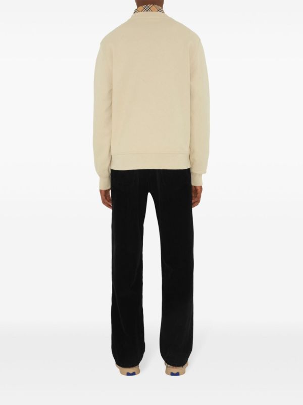 Burberry Check-patch Sweatshirt | Browns Sweatshirts