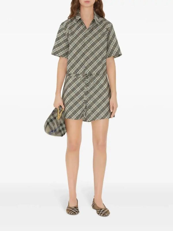 Burberry Checked Cotton Shorts | Browns Short & Mini Shorts