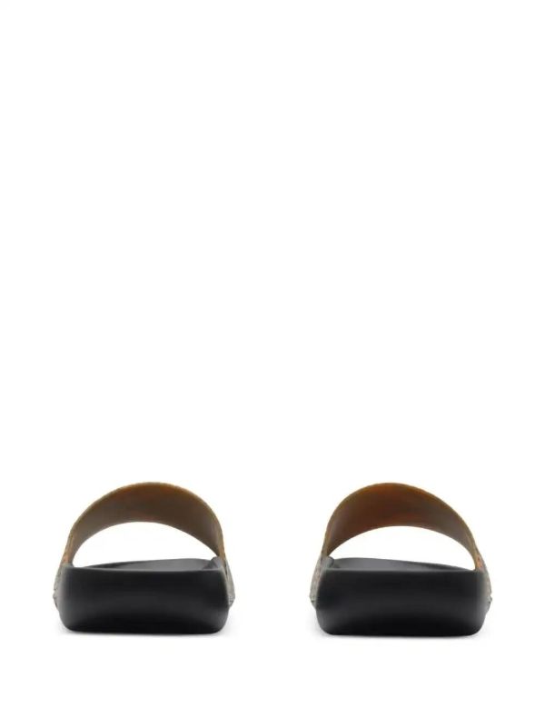 Burberry Checked Slides | Browns Flip Flops & Slides