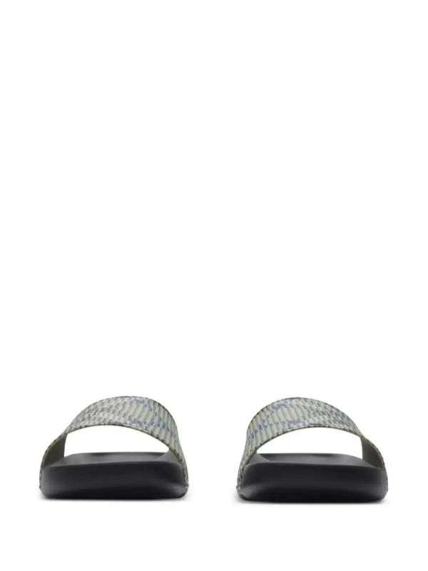 Burberry Checked Slides | Browns Flip-Flops & Slides