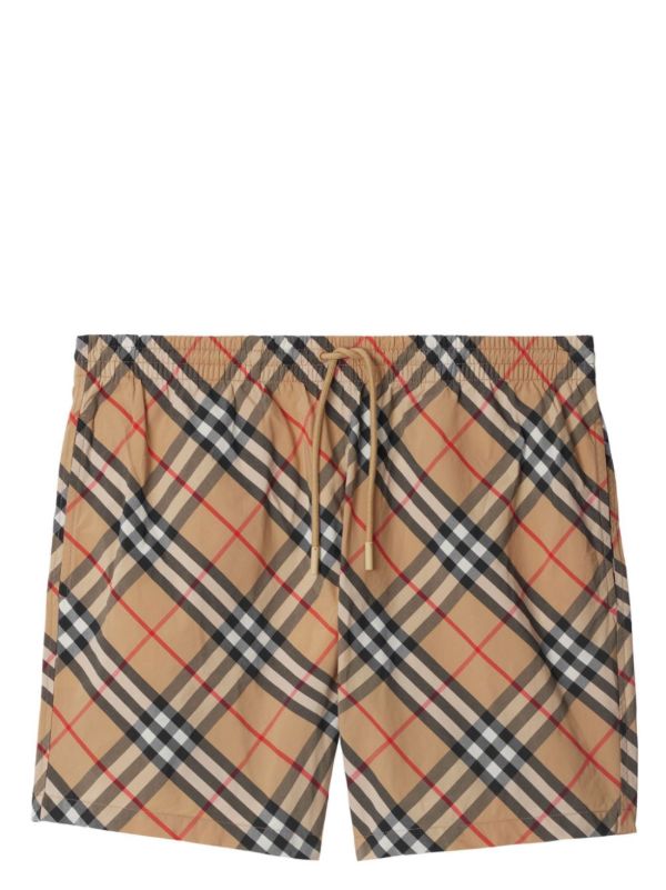 Burberry checkered swim shorts | Browns Swim & Board Shorts