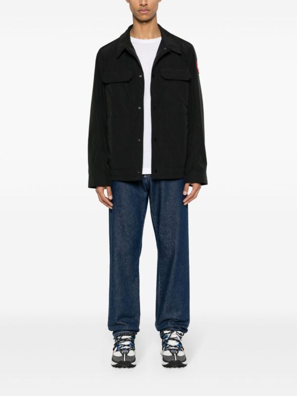 Canada Goose Black Burnaby Chore Shirt Jacket | Browns Shirt Jackets