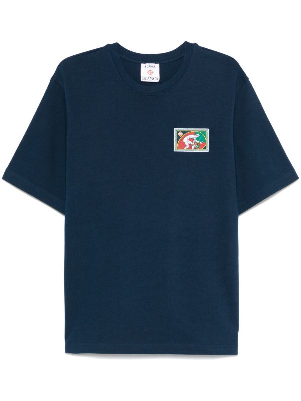 Casablanca Blue Fibonacci T-Shirt | Browns T-Shirts