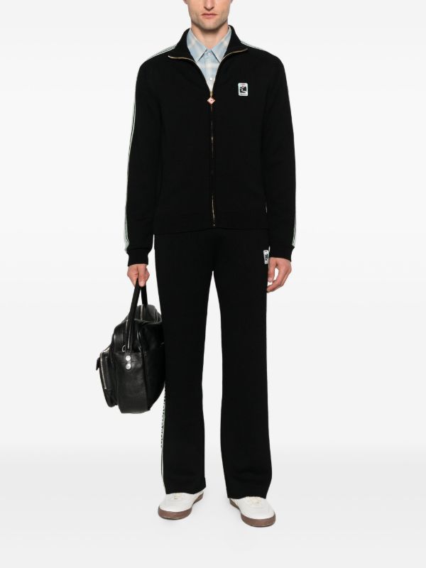 Casablanca Merino Zip-up Sweatshirt | Browns Sweatshirts