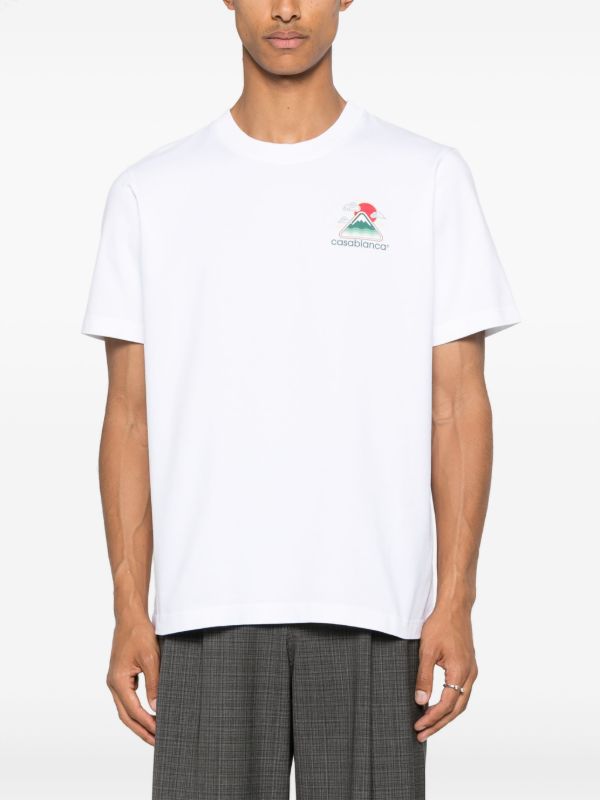 Casablanca Montagne Ondulée Screen T-shirt | Browns T-Shirts
