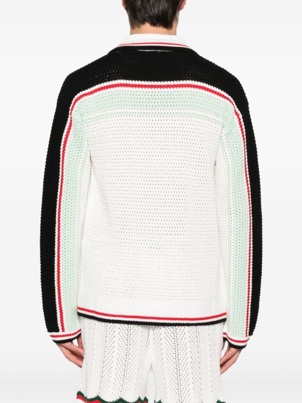 Casablanca Stripe-detail Cardigan | Browns Cardigans