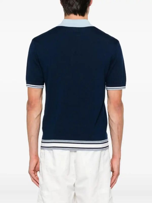 Casablanca Tennis Zip-front Polo Shirt | Browns Polo Shirts