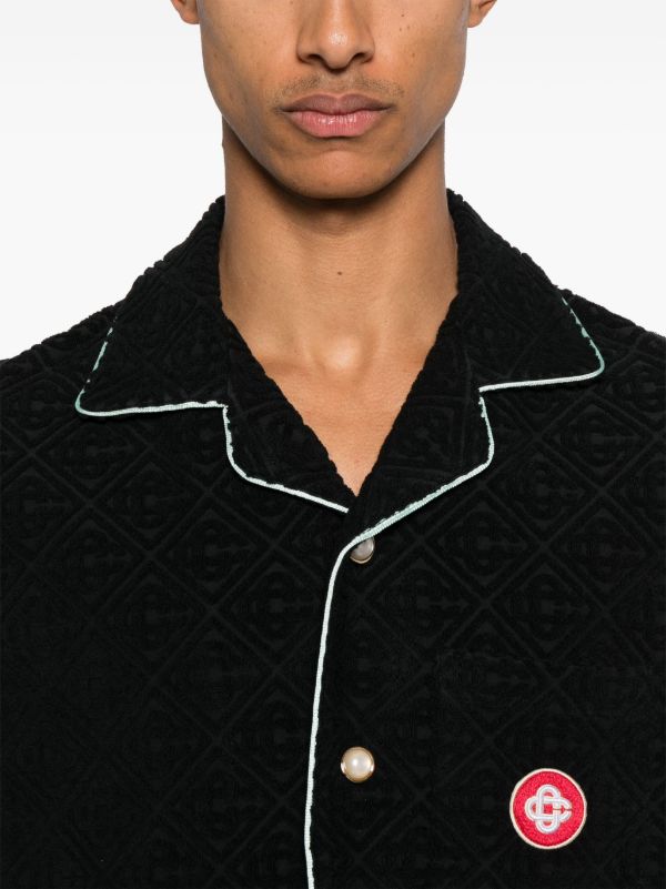Casablanca Towelling Monogram Shirt | Browns Shirts