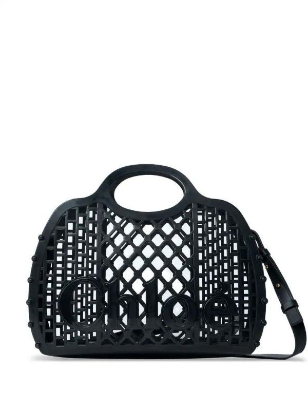 Chloé Cage logo-detail tote bag | Browns Tote Bags