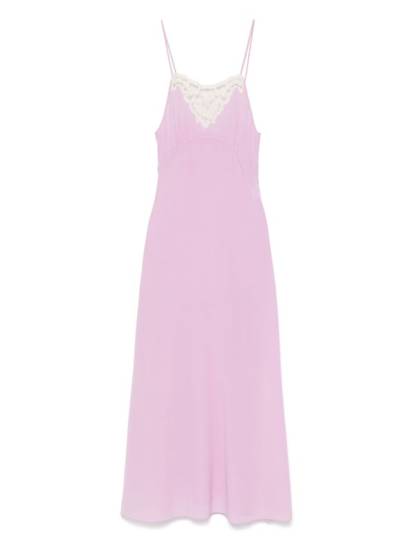 Chloé lace-detail midi dress | Browns Day Dresses