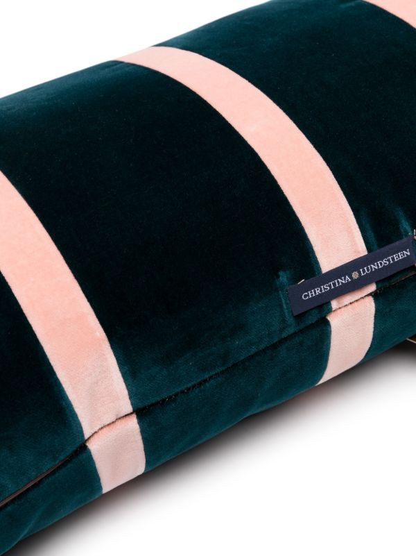 Christina Lundsteen Blue Pippa Velvet Cushion | Browns Cushions