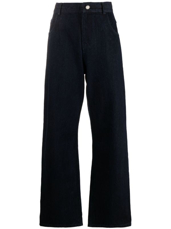 Christopher Esber Blue Reconstruct Wide-Leg Jeans | Browns Wide-Leg Jeans