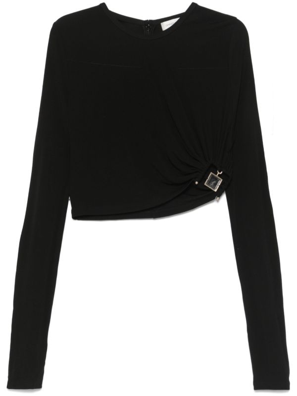 Christopher Esber quartz-embellished top | Browns T-Shirts & Jersey Shirts