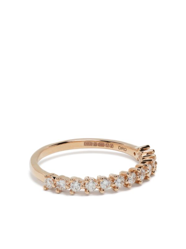 Dana Rebecca Designs 14K Rose Gold Vivien Lily Diamond Ring | Browns Fine Rings