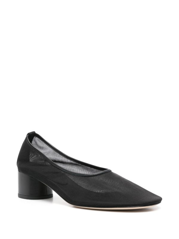Dear Frances Black 45mm Balla Pumos | Browns Pumps