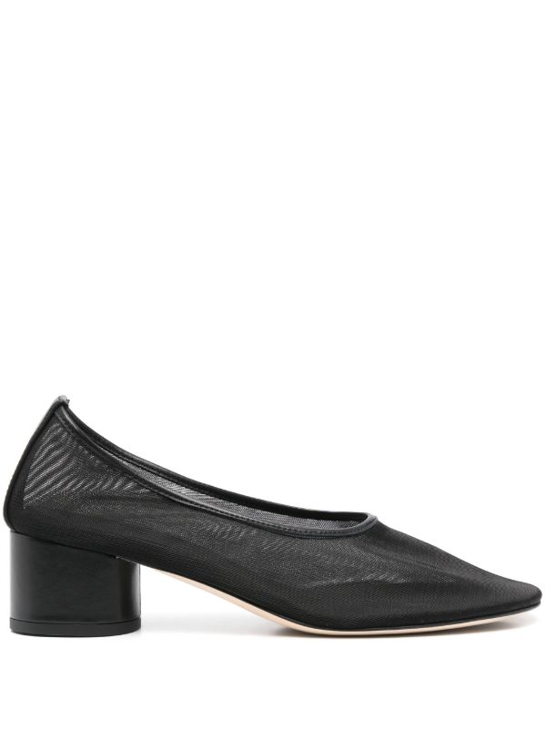Dear Frances Black 45mm Balla Pumos | Browns Pumps