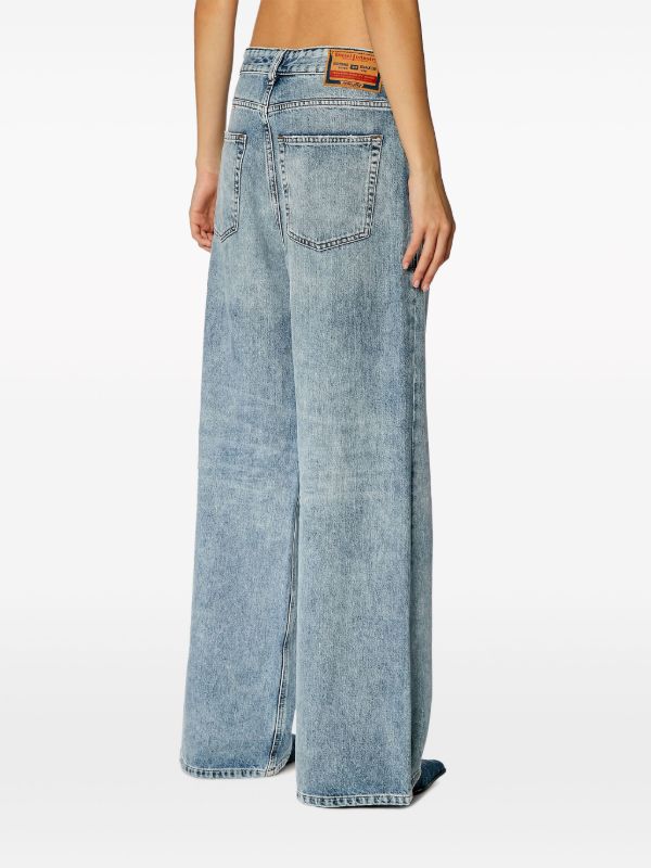 Diesel Blue 1996 D-Sire 09h57 Mid-rise Wide-leg Jeans | Browns Wide-Leg Jeans