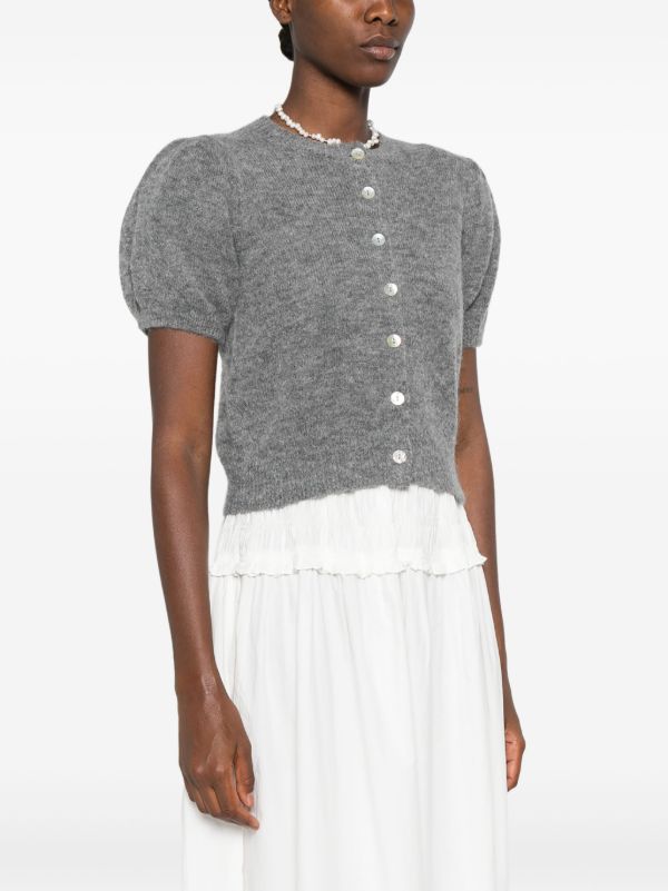 DÔEN Puff Sleeves Knitted Top | Browns Knitted Tops