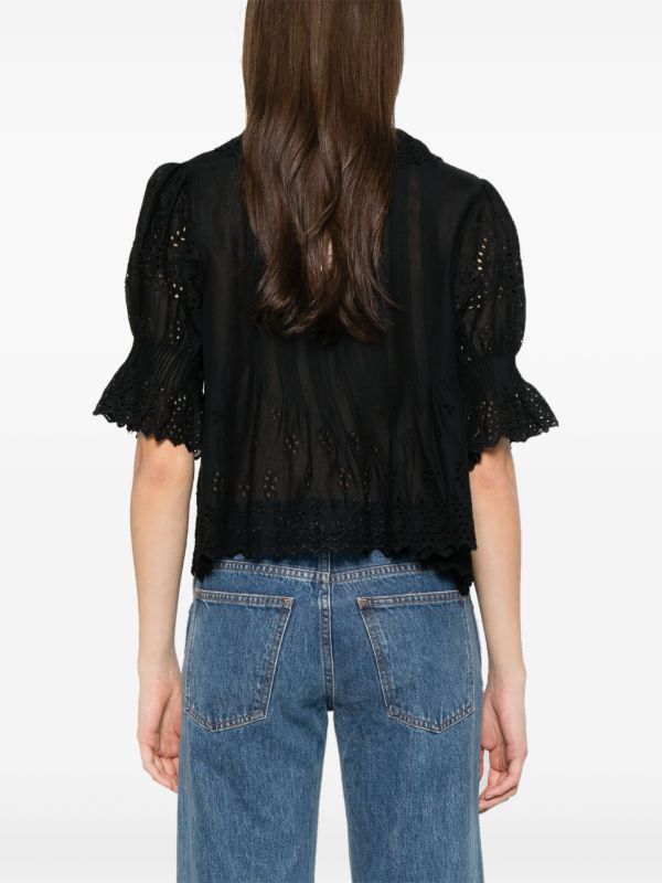 DÔEN White Henri Organic Cotton Blouse | Browns Blouses