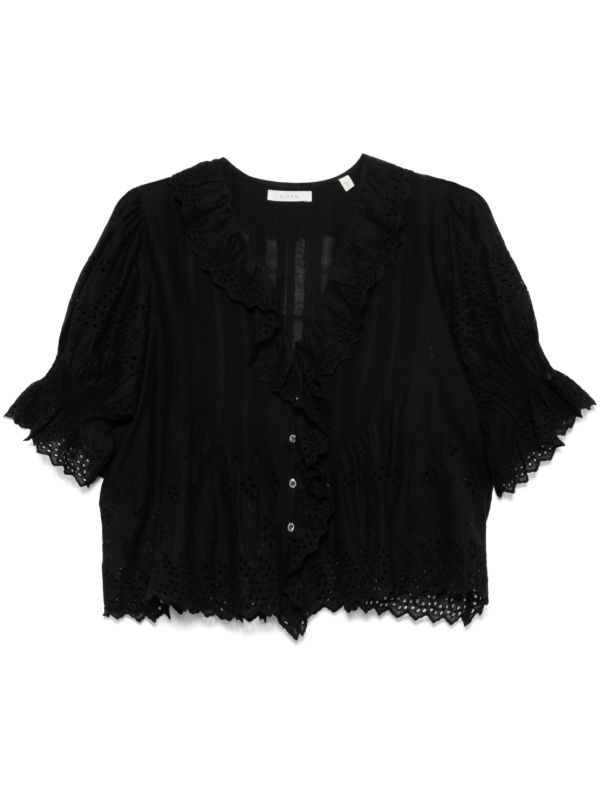 DÔEN White Henri Organic Cotton Blouse | Browns Blouses