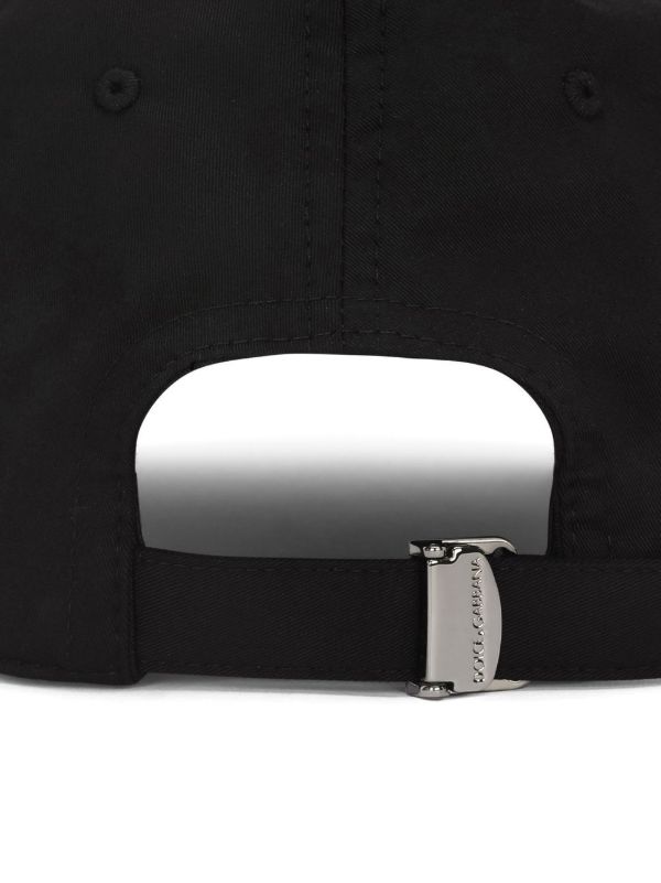 Dolce & Gabbana Black Logo Plaque Baseball Cap | Browns Hats