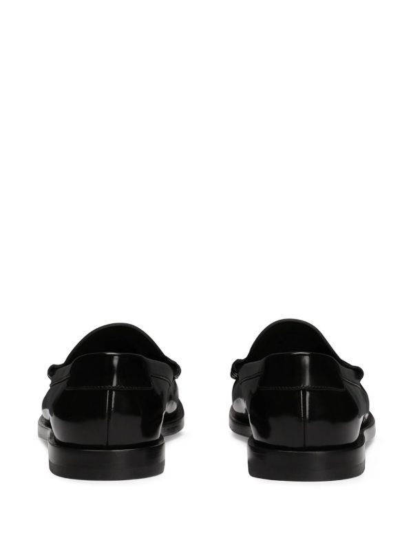 Dolce & Gabbana DG-Appliqué Leather Sneakers | Browns Loafers