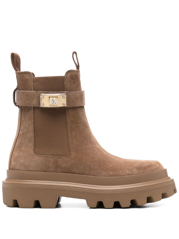 Dolce & Gabbana DG Logo Chelsea Boots | Browns Boots
