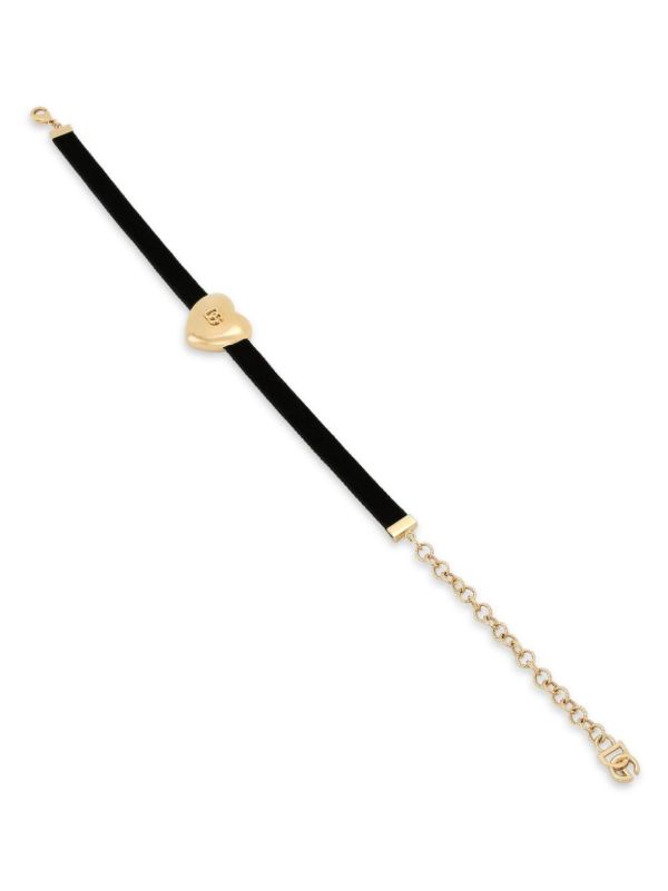 Dolce & Gabbana DG Logo Velvet Necklace | Browns Necklaces