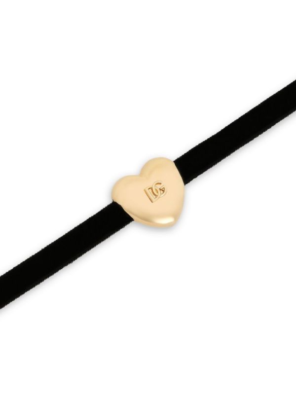 Dolce & Gabbana DG Logo Velvet Necklace | Browns Necklaces
