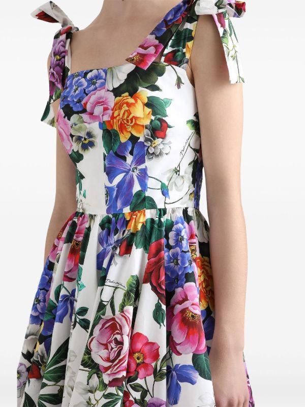 Dolce & Gabbana Floral-Print Mini Dress | Browns Cocktail & Party Dresses