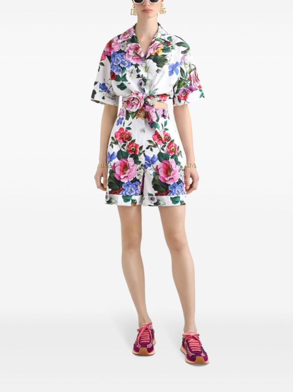 Dolce & Gabbana Floral-Print Shorts | Browns Short & Mini Shorts