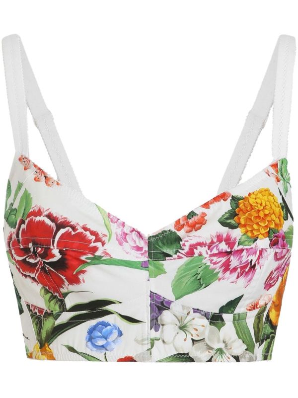 Dolce & Gabbana Floral-Print Tank Top | Browns Vests & Tank Tops