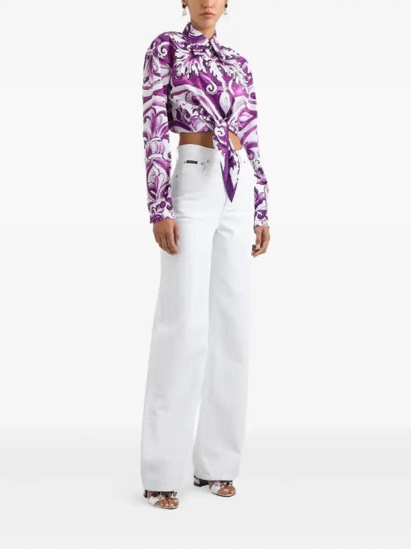 Dolce & Gabbana Graphic-print Cotton Shirt | Browns Shirts