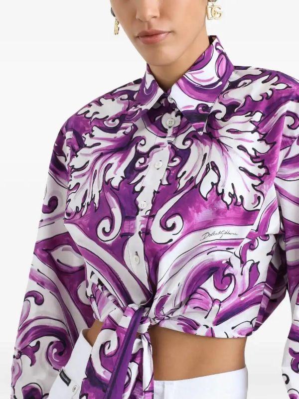 Dolce & Gabbana Graphic-print Cotton Shirt | Browns Shirts