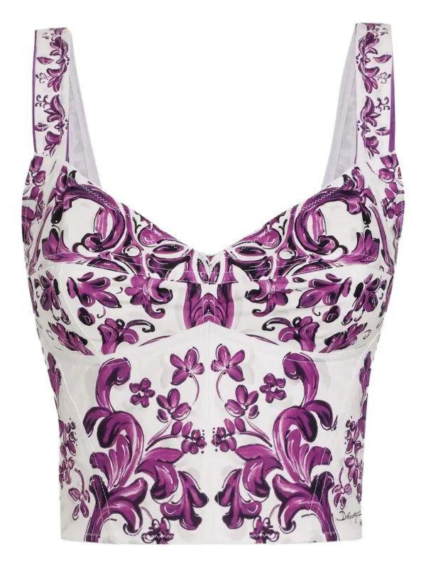 Dolce & Gabbana graphic-print top | Browns Vests & Tank Tops