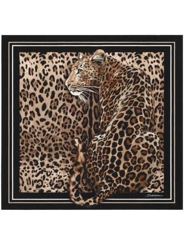 Dolce & Gabbana leopard-print scarf | Browns Scarves Dolce & Gabbana leopard-print scarf | Browns Scarves
