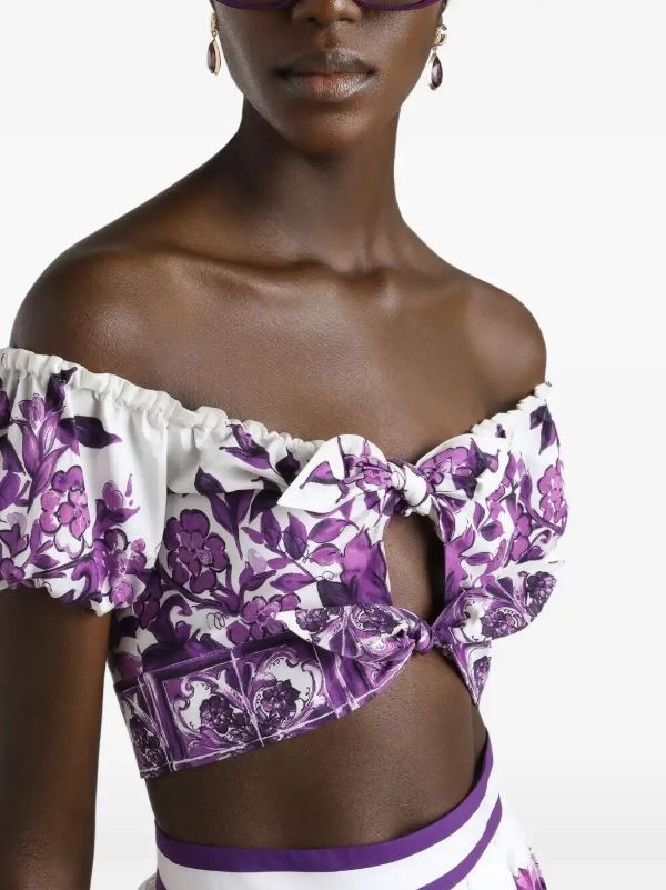 Dolce & Gabbana Majolica-print Blouse | Browns Blouses